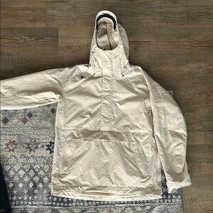 Trew Cream Hooded Jacket Men’s- Medium
